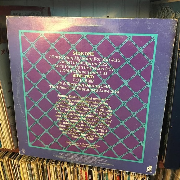 1982 Jimmy Dean vinyl record - Picture 2 of 3